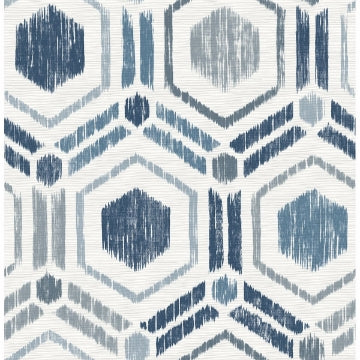 Borneo Taupe Geometric Grasscloth