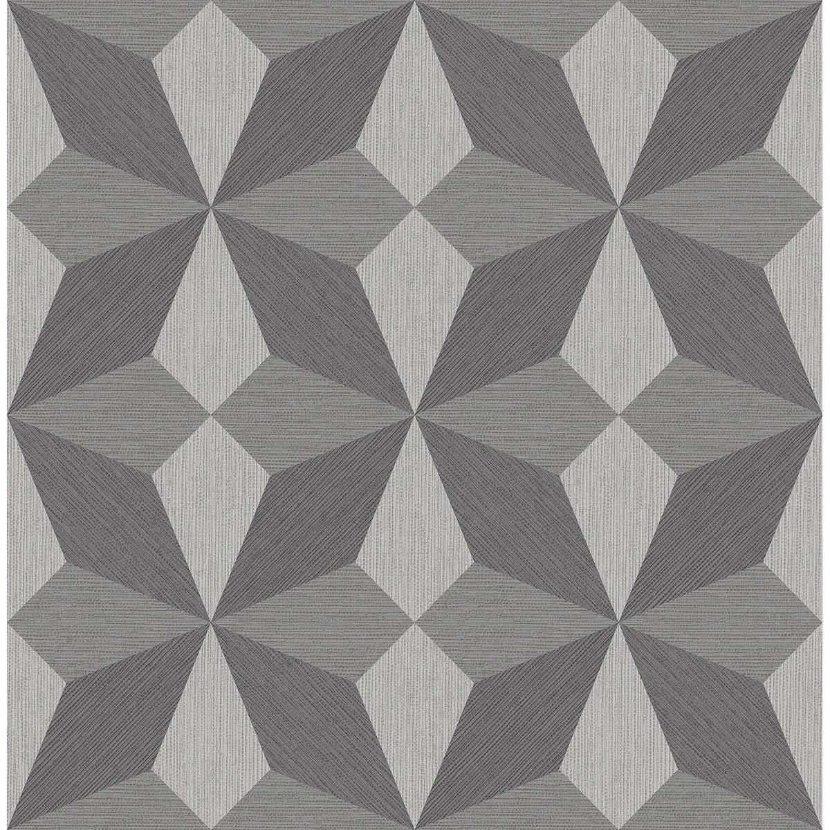 Valiant Faux Grasscloth Geometric
