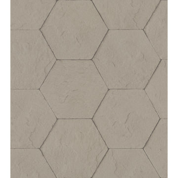 Bascom Stone Hexagon Wallpaper