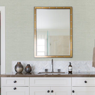 Cantor Faux Grasscloth Wallpaper