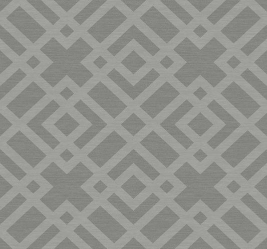 Lattice on Grasslcoth Faux Finish