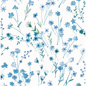Heidi Watercolor Florals Wallpaper
