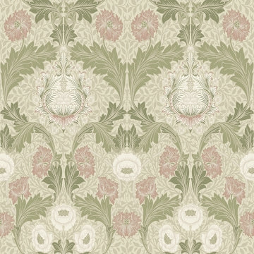 Myrtle Mauve Floral Ogee