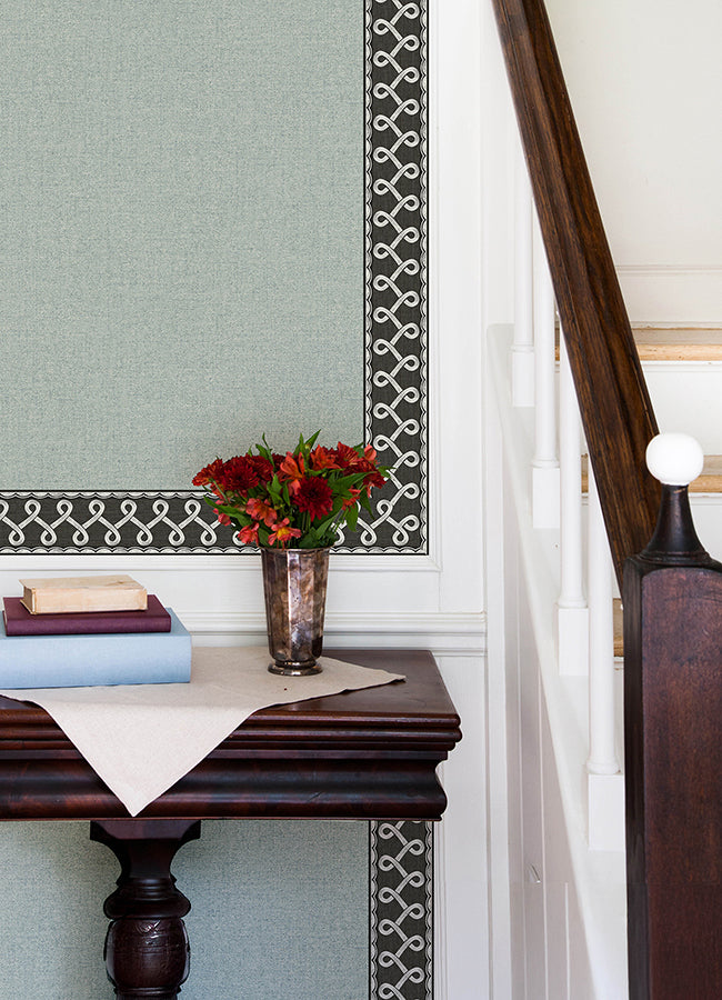 Scalloped Ribbon Black