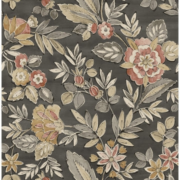 Begonia Black Floral