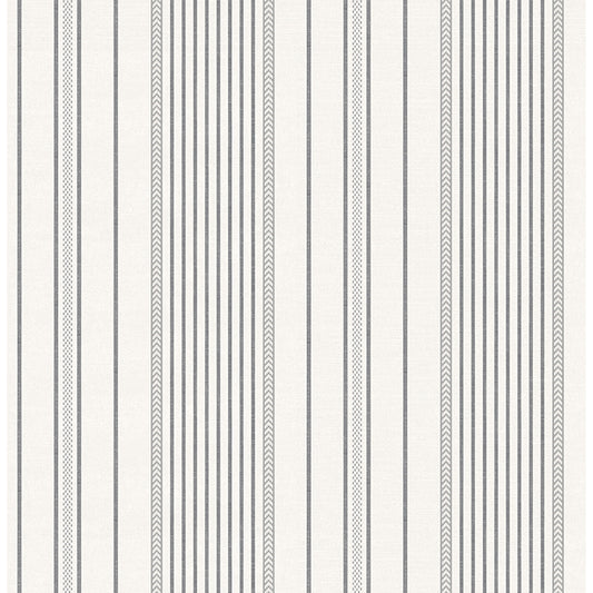 Navarres Stripe Faux Linen