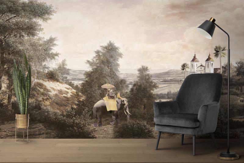 Forest Pattern Mural