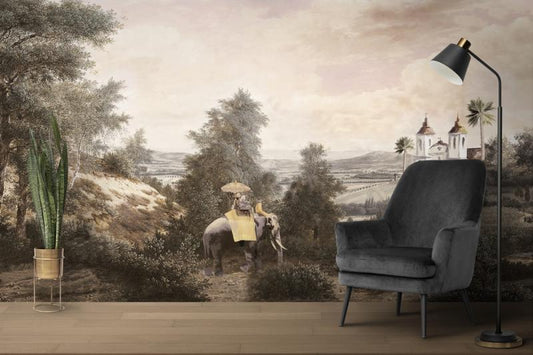 Forest Pattern Mural