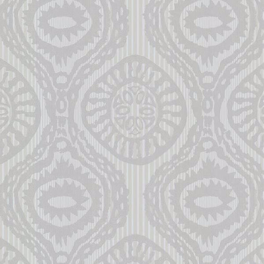 Marrakech Grey Medallion Stripe