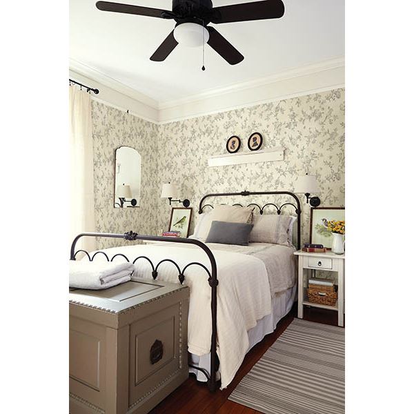 French Nightingale Floral Scroll