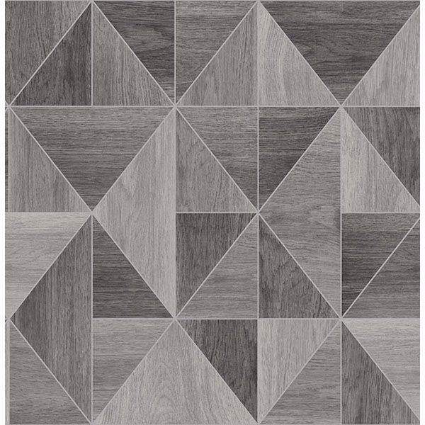 Corin Grey Wood Geometric