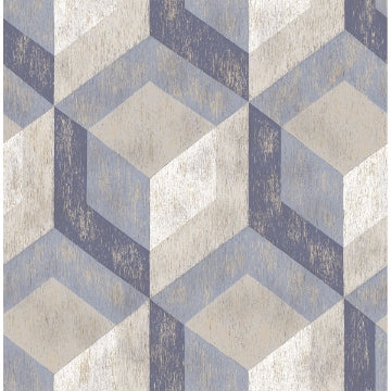 Rustic Wood Tile Geometric