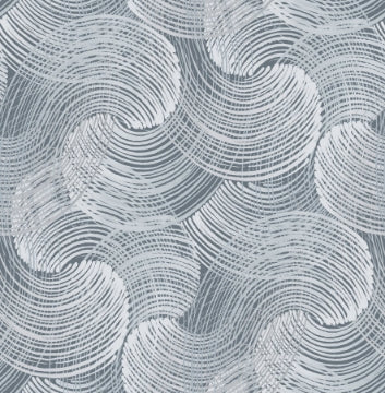 Karson Swirling Geometric Wallpaper- Scott Living