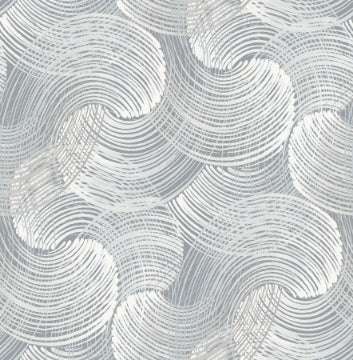 Karson Swirling Geometric Wallpaper- Scott Living