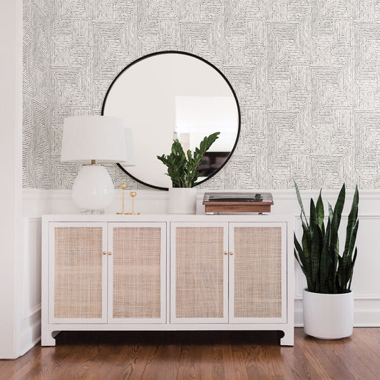 Merritt Geometric Wallpaper- Scott Living