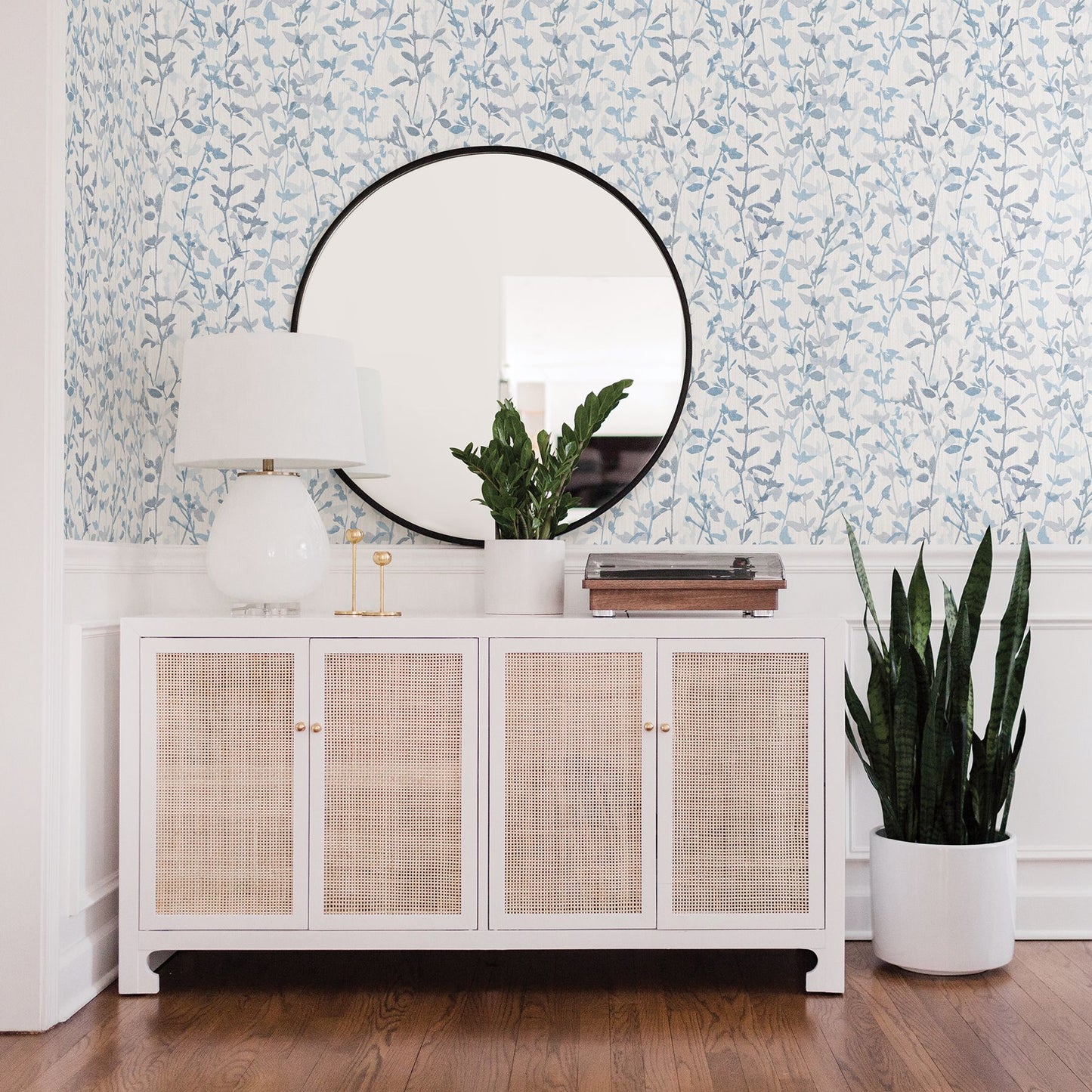 Thea Floral Trail Wallpaper- Scott Living