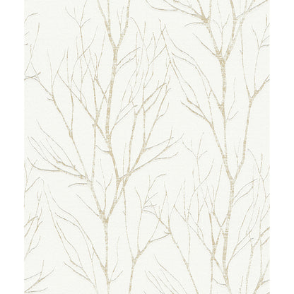 Diani Metallic Tree Wallpaper