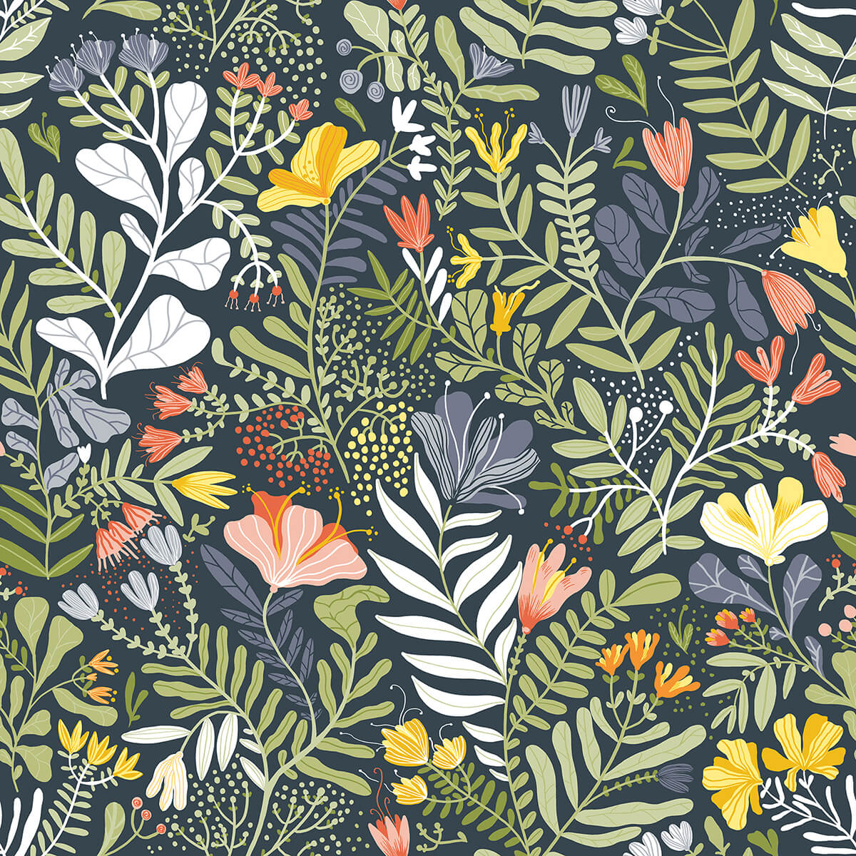 Brittsommar Woodland Floral