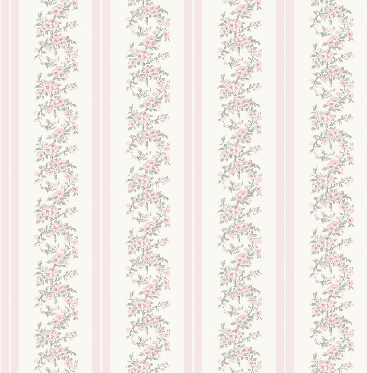 Marigold Wreath Rush Floral Stripe
