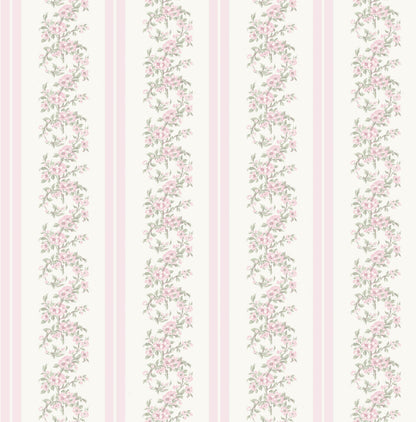 Marigold Wreath Rush Floral Stripe