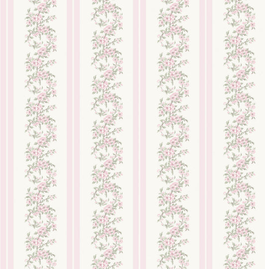 Marigold Wreath Rush Floral Stripe