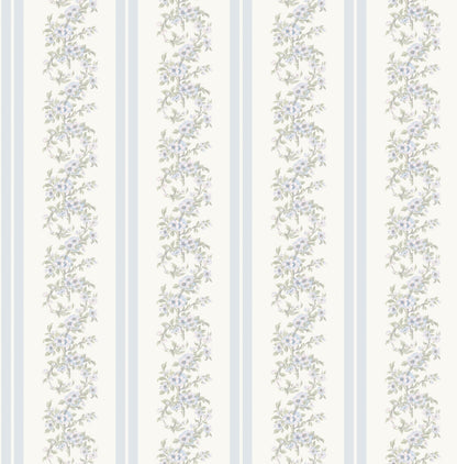 Marigold Wreath Rush Floral Stripe