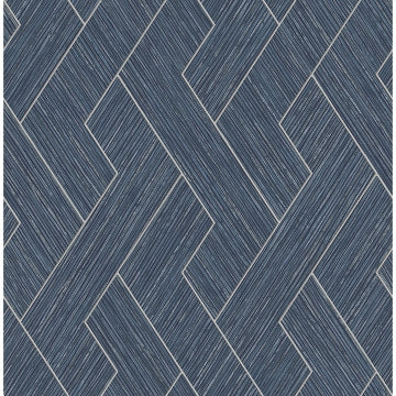 Geometric Basketweave Wallpaper