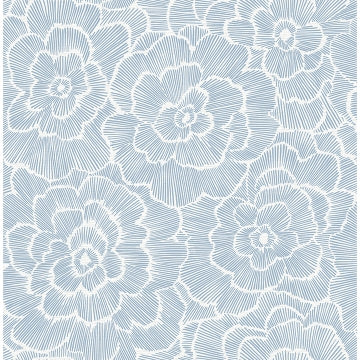 Periwinkle Textured Floral