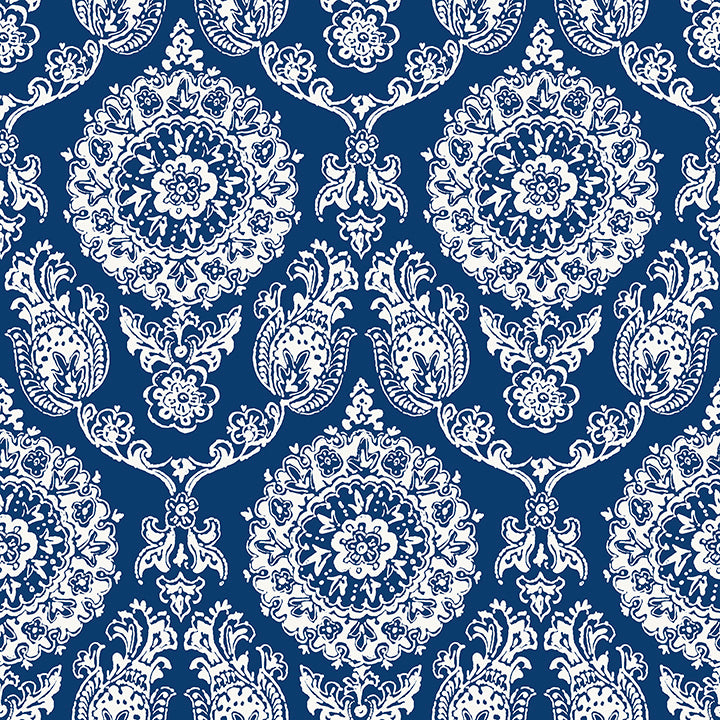 Helm Damask Floral Medallion