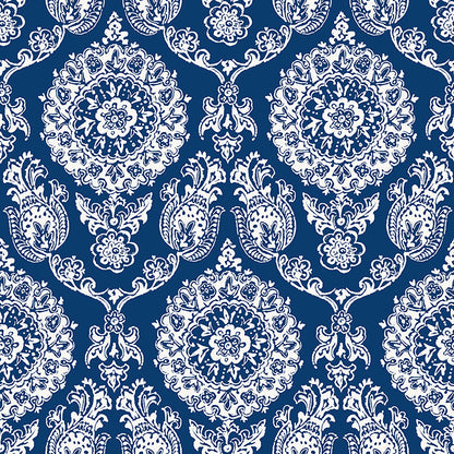 Helm Damask Floral Medallion