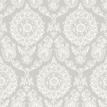 Helm Damask Floral Medallion