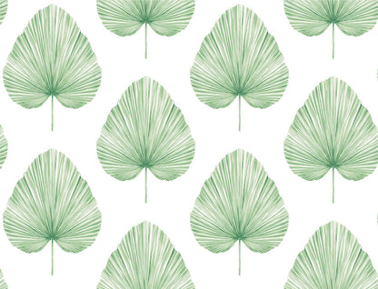 Grande Leaf Paperweave - Sea Green