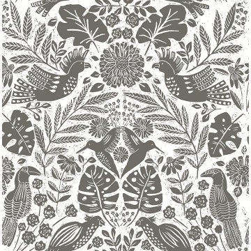 Nestle Bird Block Print