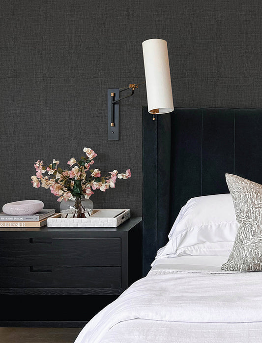 Eagen Linen Weave Wallpaper