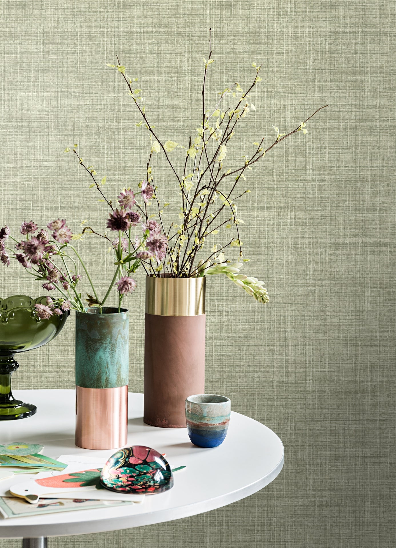 Tuckernuck  Faux Linen Wallpaper