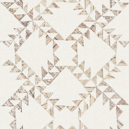 Scrap Quilt Brown