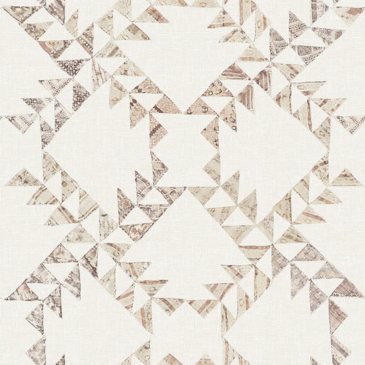 Scrap Quilt Brown