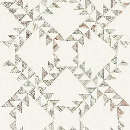 Scrap Quilt Brown