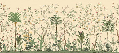 Flowers Pattern Mural