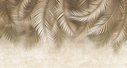 Palm Leaves Pattern Mural