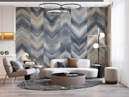 Geometric Design Pattern Mural